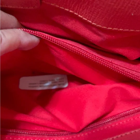 Dooney & Bourke Red and Tan Shoulder Bag - Picture 11 of 13